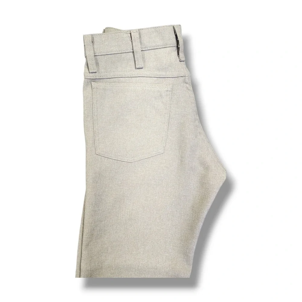 Vintage Wrangler‎ Western Heathered Tan 100% Polyester Pants Men's 29x30 82HT